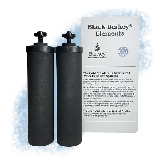 Black Berkey Water Filter Replacement Elements – Purification System Filters (Waitlist)